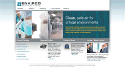 Desktop Screenshot of envirco-emea.com